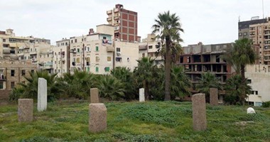 بالصور.. تطوير منطقة كوم الناضورة الأثرية بالإسكندرية تمهيدا لافتتاحها