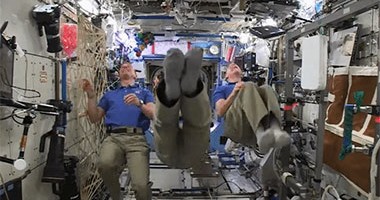 بالفيديو..رواد محطة الفضاء الدولية يرسلون تهنئة العام الجديد لسكان الأرض