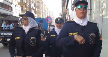 عناصر الشرطة النسائية تصل محيط مجلس النواب والوزراء