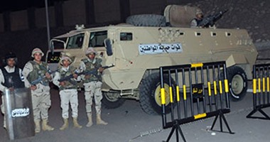 القوات المسلحة تشارك فى تأمين المنشآت خلال احتفالات أعياد الميلاد