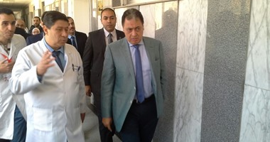 وزير الصحة يتفقد مستشفى القاهرة الجديدة