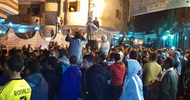بالصور.. أنصار اللواء محمد أبو زيد  يحتفلون بفوزه بإطلاق النار في طوخ  