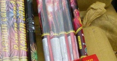 بالصور.. جمارك بورسعيد تحبط تهريب كميات من الألعاب النارية واردة من الصين