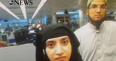 قناة ABC تنشر صورة منفذى حادث كاليفورنيا سيد فاروق وزوجته بمطار شيكاجو
