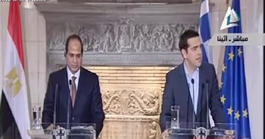 رئيس وزراء اليونان: ماذا كان سيحدث لأوروبا من داعش إذا كانت مصر غير مستقرة؟