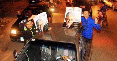 مسيرة بالسيارات لمؤيدى "صباحى" من "الطالبية" إلى ميدان الرماية