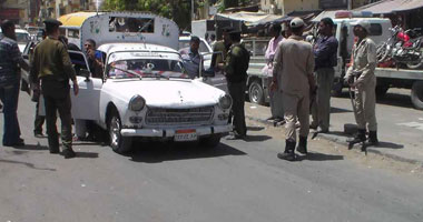 حملة أمنية تضبط 181 مخالفة مرورية فى بأسوان