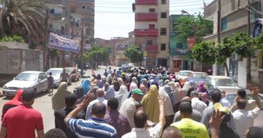 مسيرة الإخوان تعطل الحركة المرورية بـ"حلوان"