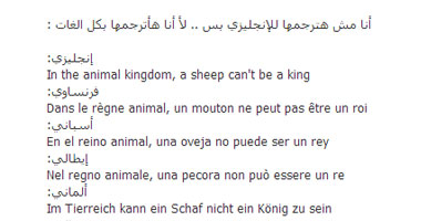 نشطاء يترجمون سؤالا أحيل بسببه مدرس للتحقيق إلى لغات عديدة