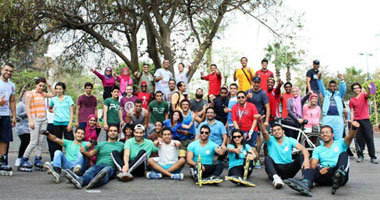 بالصور.. "كايرو سكيترز" ينظم يوماً رياضياً متنوعاً