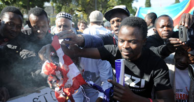 مظاهرات فى جنوب أفريقيا ضد الهجمات على المهاجرين الأجانب
