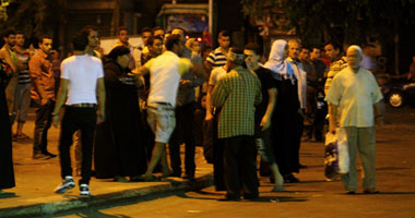 مظاهرة أمام شرطة أنشاص للمطالبة بالأمن بعد مشاجرة بالأسلحة بين أعراب