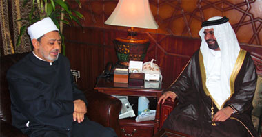 شيخ الأزهر الشريف يلتقى السفير الإماراتى بالقاهرة