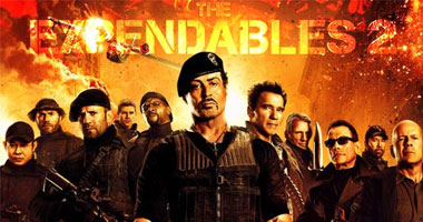 "the expendables 2" يتصدر إيرادات السينما الأمريكية 