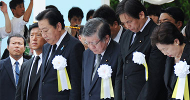 اليابان تحيى ذكرى ضحايا القنبلة الذرية الثانية فى ناجازاكى بعد 71 عاما