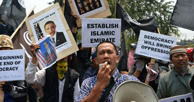شرطة إندونيسيا تفرق احتجاجات ضد فيلم مسىء عند سفارة أمريكا