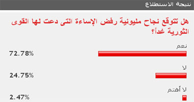 73% من القراء يتوقعون نجاح مليونية رفض الإساءة للرسول