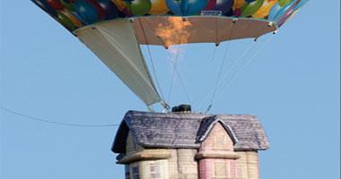 شركة ديزنى تصنع منزلا يحلق فى السماء على غرار فيلم "Up"