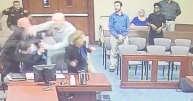 بالفيديو.. كاميرات مراقبة تلتقط محاولة قتل مساعد مدع عام بمحكمة ـأمريكية