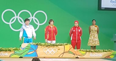 أولمبياد 2016..بالفيديو..زغرودة أثناء تتويج سارة سمير بالميدالية البرونزية