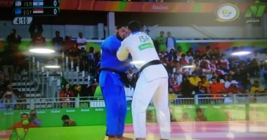 هزيمة إسلام الشهابى بطل الجودو أمام منافسه الإسرائيلى فى الأولمبياد