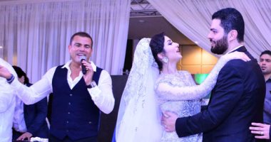 عمرو دياب ونيكول سابا يشعلان وصلات الرقص فى زفاف "إبراهيم " و"قمران"