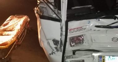 إصابات بين ركاب الحافلة المصطدمة بأتوبيس الأهلى والسائق فى حالة خطرة