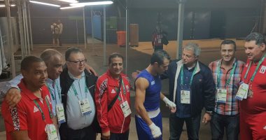 الحزن يسيطر على البعثة المصرية بعد خسارة حسام بكر فى الملاكمة