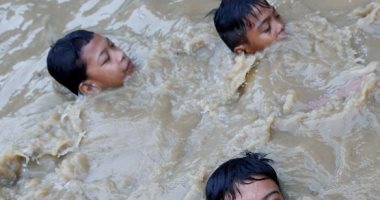 بالصور.. مصرع 5 أشخاص جراء الأمطار الغزيرة فى الفلبين 
