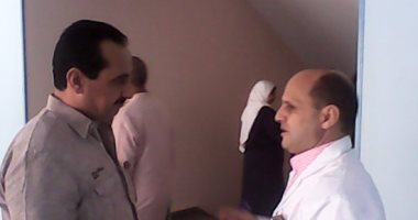 رئيس مدينة المحلة يتفقد مستشفى الكبد التعليمى