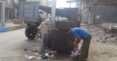 حملة نظافة وإشغالات بمدينة المطرية بالدقهلية
