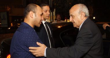 عمر مروان وجمال ندا يقدمان العزاء فى نائب رئيس مجلس الدولة