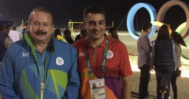 خالد زين رئيس التجديف يشارك فى أولمبياد ريو ضمن فريق المتطوعين