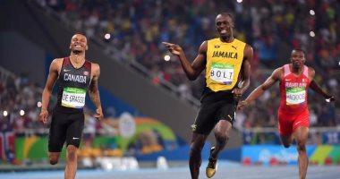 أولمبياد 2016.. بولت يمزح مع منافسه بسباق 200 متر جرى