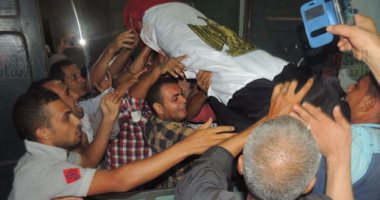 تشييع جثمان النقيب رامى إسماعيل فى جنازة عسكرية بمسقط رأسه بالشرقية