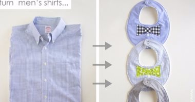 5 أفكار مبتكرة لاستخدام قميص زوجك القديم.. ليكى ولطفلك وبيتك
