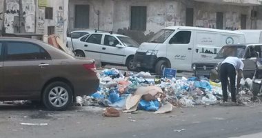 سكان شارع العيسوى بميامى يعانون من انتشار القمامة