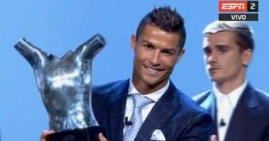 رونالدو يتوج بجائزة أفضل لاعب فى أوروبا