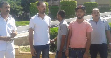بالصور.. القبض على 3 لصوص حاولوا سرقة سيارة أمام جهاز مدينة 15 مايو