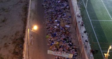 صحافة المواطن..شكوى من انتشار القمامة أمام مركز شباب طوسون بالإسكندرية