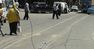 بالصور.. سقوط جديد لكابل فى الإسكندرية صعق ثلاث مواطنين من قبل 