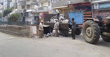 حملة نظافة مكبرة بمدينة المطرية فى الدقهلية
