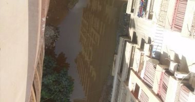 صحافة المواطن.. شكوى من غرق شارع محمد حمزة فى الهرم بمياه الصرف الصحى