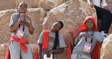 بالصور.. جولة ترفيهية لوفود بطولة أفريقيا لناشئات السلة فى الأهرامات