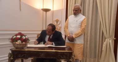 السيسي: تعزيز التعاون العسكرى مع الهند إزاء قضايا مكافحة الإرهاب