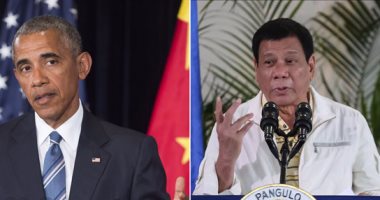 أوباما يصافح رئيس الفلبين ويؤكد: لا نأخذ تصريحاته بمحمل شخصى