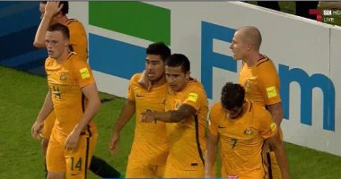بالفيديو.. الإمارات تخسر أمام أستراليا بلدغة تيم كاهيل بتصفيات مونديال2018