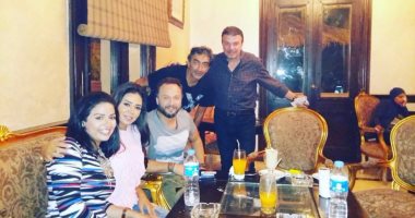 مكسيم خليل ورانيا يوسف يصوران مسلسل "ليلة" فى مصر الجديدة