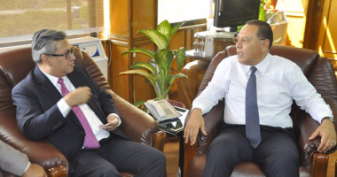  رئيس جامعة قناة السويس يستقبل سفير اندونيسيا بالقاهرة