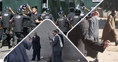 مدرعتا شرطة و10 تشكيلات فض شغب للسيطرة على اشتباكات دار السلام بسوهاج